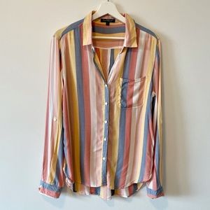 Velvet Heart Pastel Striped Shirt